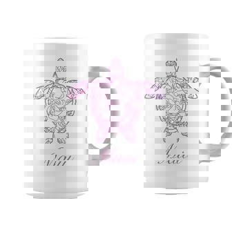 マウイ ウミガメ ハワイ Hi ハワイアン トライバル タートル ホヌ キュート コーヒーマグ - Kawaiitshirt