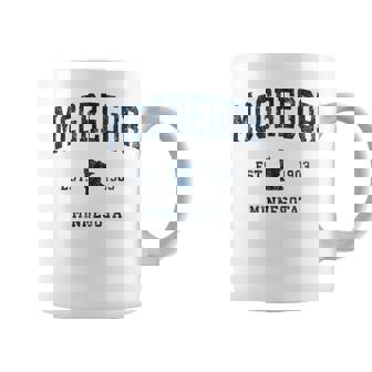 マクレガー ミネソタ Mn ヴィンテージ アスレチック ネイビー スポーツデザイン コーヒーマグ - Kawaiitshirt