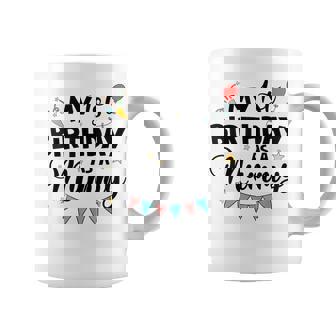ママとしての私の1歳の誕生日パーティーイヤーを祝うママ コーヒーマグ - Kawaiitshirt