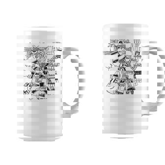 マヤの守護神テスカトリポカの戦士アステカインディアンメキシコ コーヒーマグ - Kawaiitshirt