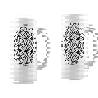 ミニマリスト フラワー オブ ライフ コーヒーマグ - Kawaiitshirt