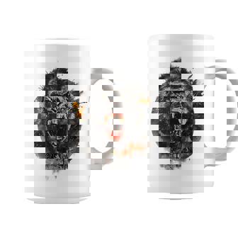 モンキー ゴリラ シルバーバック アニマル スプラッシュ グラフィティ アート コーヒーマグ - Kawaiitshirt