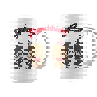 モンチッチグラフィック 長袖tシャツ コーヒーマグ - Kawaiitshirt