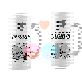 ユーモアマカロン フランスのデザートペストリー マカロンが大好き コーヒーマグ - Kawaiitshirt