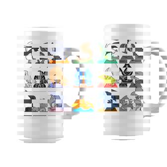 ヨガ動物のポジション 長袖tシャツ コーヒーマグ - Kawaiitshirt