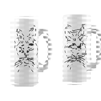 ラインアートお父さんお母さん猫-マンクス猫 コーヒーマグ - Kawaiitshirt