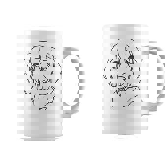 ラインアートお父さんママ犬-ビーグル コーヒーマグ - Kawaiitshirt