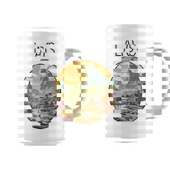 ラオスの風景 アールデコ コーヒーマグ - Kawaiitshirt