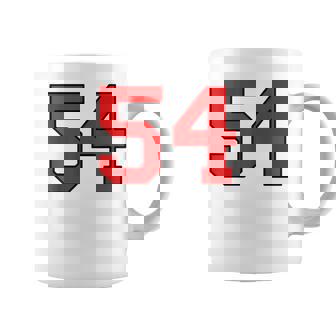 ラッキーナンバー54 クラシックカレッジアメリカン代表チームのファンプレイヤー コーヒーマグ - Kawaiitshirt