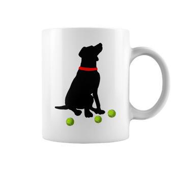 ラブラドールレトリバー 犬 イエロー ラボ テニスボール ギフト コーヒーマグ - Kawaiitshirt