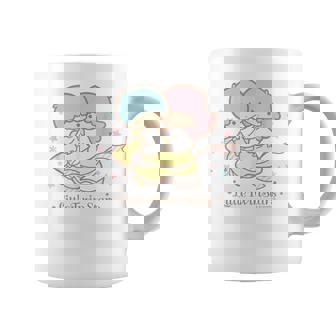 リトルツインスターズ ほしにのって ライトカラー コーヒーマグ - Kawaiitshirt