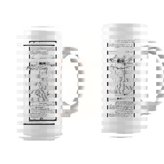 レオナルド・ダ・ヴィンチの「ヴィトルヴィア人」 オリジナル コーヒーマグ - Kawaiitshirt