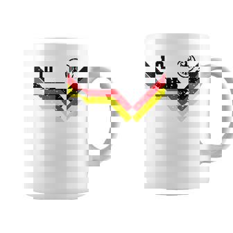 レトロなドイツシャツサッカージャージードイツ コーヒーマグ - Kawaiitshirt