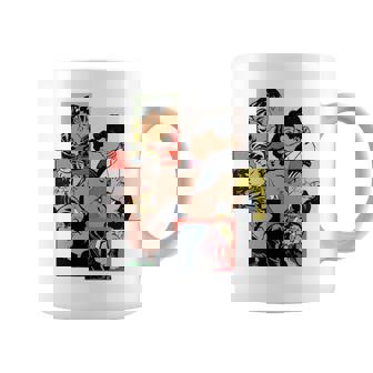 レトロコミックキス、コラージュ、ビンテージポップアートキスコミックスタイル 長袖tシャツ コーヒーマグ - Kawaiitshirt