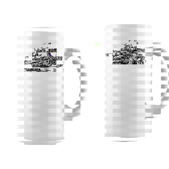 ロシアのbmpを盗むウクライナの農家 ウクライナを支援 コーヒーマグ - Kawaiitshirt