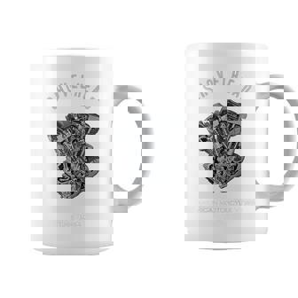 ヴィンテージ Hd オートバイtwin ショベルヘッド エンジン ドローイング バイカー コーヒーマグ - Kawaiitshirt