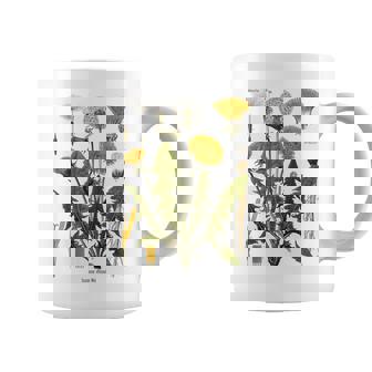 ヴィンテージ タンポポ チャート タンポポポ ボタニカル コーヒーマグ - Kawaiitshirt