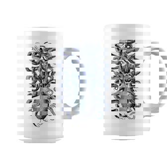 ヴィンテージ ブルー タコ コーヒーマグ - Kawaiitshirt