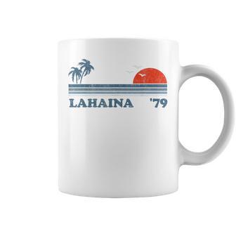 ヴィンテージ ラハイナ マウイ ハワイ ビーチ レトロ ハワイアン 70年代ギフト コーヒーマグ - Kawaiitshirt