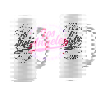 ヴィンテージ ロサンゼルス エンゼルス カリフォルニア レッドテキスト コーヒーマグ - Kawaiitshirt