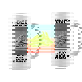 ヴィンテージ 枝豆 食べ物好き 週末は枝豆好きの人へ コーヒーマグ - Kawaiitshirt