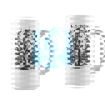 ヴィンテージスタイルの「郵便配達員カエル」 コーヒーマグ - Kawaiitshirt