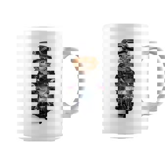 三毛猫 オレンジ猫 ねこ バイク ヘルメット コーヒーマグ - Kawaiitshirt