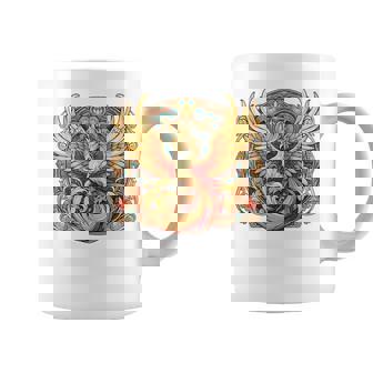 不死鳥 火の鳥 フェニックス イラスト バックプリント コーヒーマグ - Kawaiitshirt