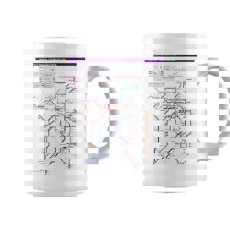 京都日本地下鉄鉄道おみやげ路線図 コーヒーマグ - Kawaiitshirt