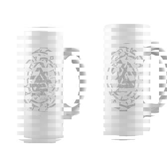 北欧 ヴァルクナット 長袖tシャツ コーヒーマグ - Kawaiitshirt