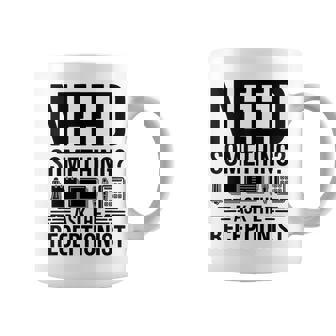 受付係の受付秘書に聞いて欲しいもの コーヒーマグ - Kawaiitshirt