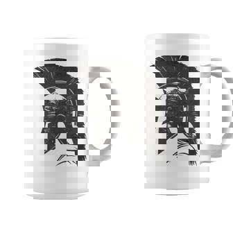 古代戦士ギリシャローマスパルタ兵士ヘルメットグラフィック コーヒーマグ - Kawaiitshirt