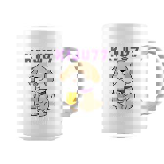 喜寿祝い ビール好き 酒好き 犬好き 父 母 男性 女性 77歳お祝い かわいい おもしろ 長袖tシャツ コーヒーマグ - Kawaiitshirt