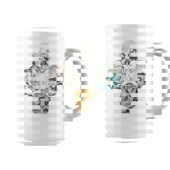 四神 青龍 白虎 朱雀 玄武 四象 東西南北 バックプリント コーヒーマグ - Kawaiitshirt