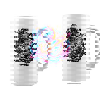 宇宙飛行士 惑星 科学 メンズ 宇宙 アート 宇宙飛行士 長袖tシャツ コーヒーマグ - Kawaiitshirt