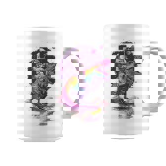 宇宙飛行士tレックス 恐竜 宇宙人 宇宙人 惑星 銀河 コーヒーマグ - Kawaiitshirt