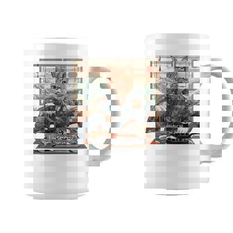 寿司好き ヴィンテージ 子猫 伝統 日本の芸術 猫 長袖tシャツ コーヒーマグ - Kawaiitshirt