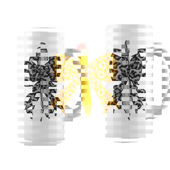 弓鉛筆 ヒョウ柄 初日 新学期 長袖tシャツ コーヒーマグ - Kawaiitshirt