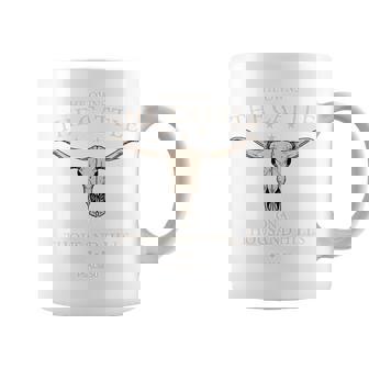 彼はザ・キャトル・オン・ア・サウザンド・ヒルズのクリスチャン・カウ・フェイス 長袖tシャツ コーヒーマグ - Kawaiitshirt