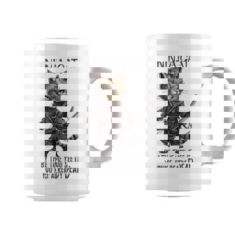 忍者猫、日本のサムライ カワイイ猫タトゥー 面白い コーヒーマグ - Kawaiitshirt