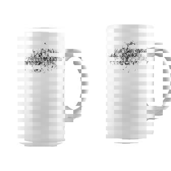 愉快なぐらついたピアノ音符 – ピアニスト&ミュージシャンのグラフィック コーヒーマグ - Kawaiitshirt