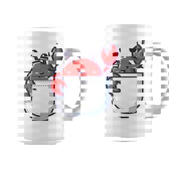 愛らしい かわいい ちび 和 ポケット カワイイ カニ コーヒーマグ - Kawaiitshirt