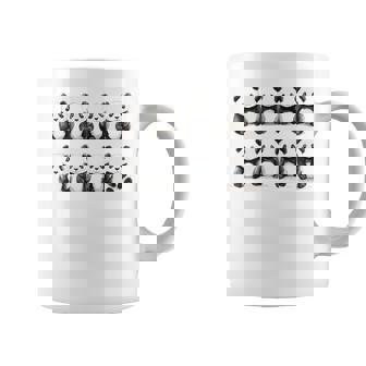 愛らしいパンダ柄かわいい動物デザイン 長袖tシャツ コーヒーマグ - Kawaiitshirt