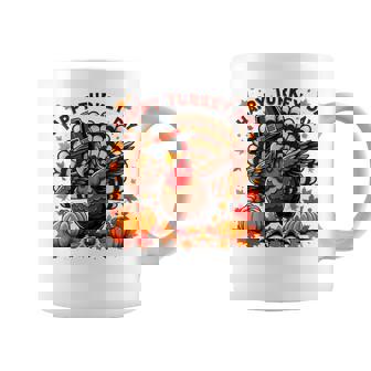 感謝祭 おもしろい 七面鳥巡礼者 軽くたたく 幸せな七面鳥の日 コーヒーマグ - Kawaiitshirt