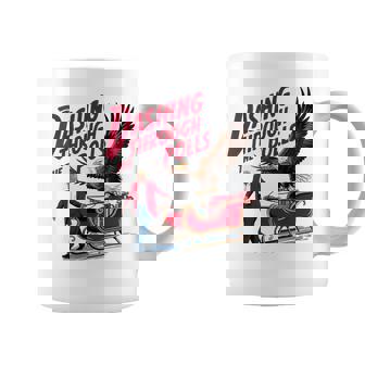 投票を駆け抜ける 面白い選挙結果 トランプ クリスマス コーヒーマグ - Kawaiitshirt