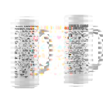 新学期 面白い 学校 看護師 アルファベット 学校 看護師 生活 コーヒーマグ - Kawaiitshirt