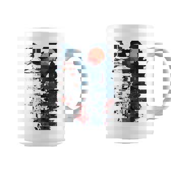 日本の忍者バックプリント。 コーヒーマグ - Kawaiitshirt