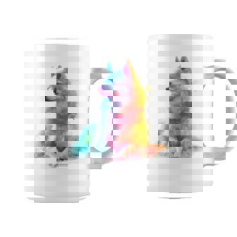 日本スピッツ 犬 モチーフ ペットアート 日本スピッツ コーヒーマグ - Kawaiitshirt