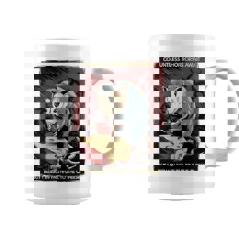 日本ホラーオポッサムアニメ レトロ 数え切れないほどの恐怖が待ち受けている 長袖tシャツ コーヒーマグ - Kawaiitshirt