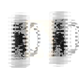 日本美術 猫 忍者 浮世絵 アニメ風 侍猫 長袖tシャツ コーヒーマグ - Kawaiitshirt